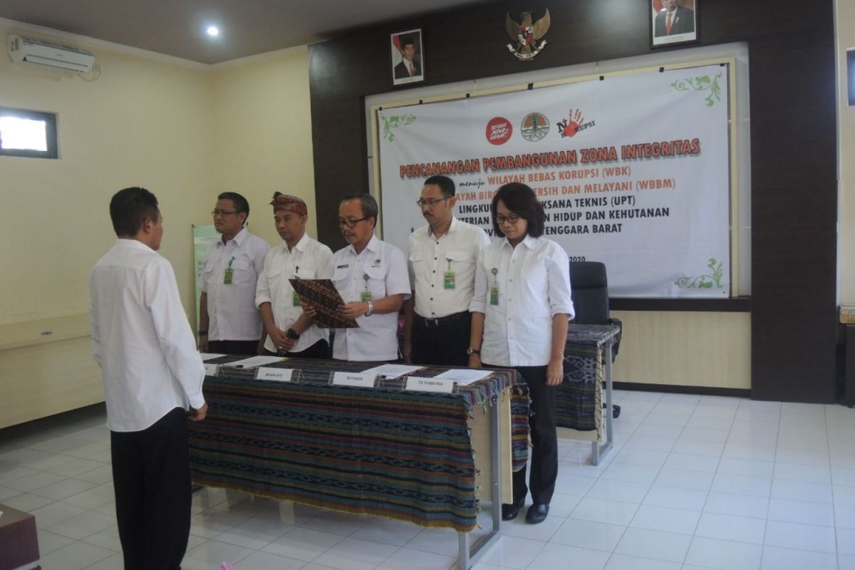 UPT KLHK Provinsi NTB Canangkan Zona Integritas